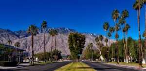two roads in palm springs california