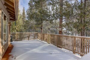 Rear Patio of 18 Hickory in Sunriver OR